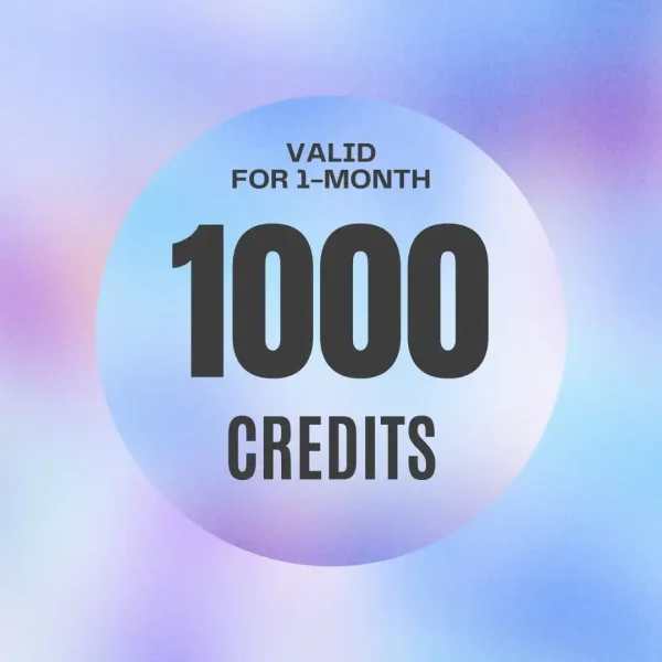 1000 Credits